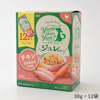 yum yum yum! ジュレ仕立て チキン　30ｇ/12袋　　